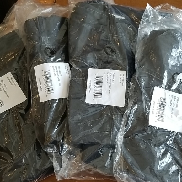 Free People Something Sweet Mini black denim dress - Picture 10 of 13